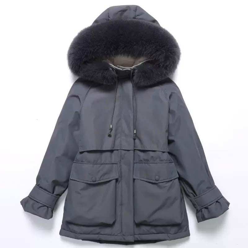 羽绒中长款派克韩版宽松加厚棉服 笙舍棉衣/棉服