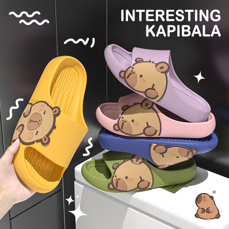 卡皮巴拉儿童拖鞋女童2026新款居家室内防滑软底静音舒适亲子凉拖,淘宝优惠券,粉丝福利购,淘宝优惠卷