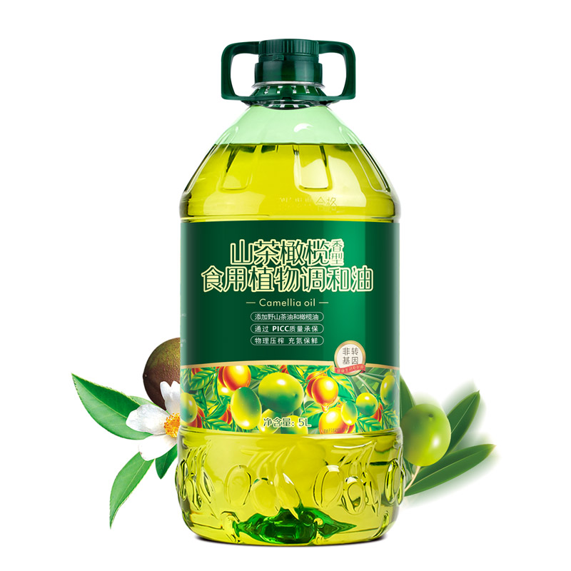 【好运花】山茶橄榄营养食用油5L