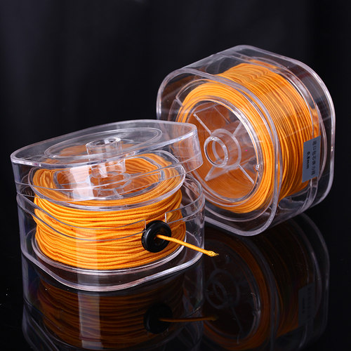 进口手串绳弹力线包芯文玩佛珠串珠金刚菩提小叶紫檀手链松紧耐磨 - 图1