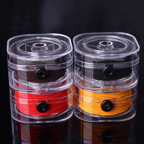 进口手串绳弹力线包芯文玩佛珠串珠金刚菩提小叶紫檀手链松紧耐磨 - 图0