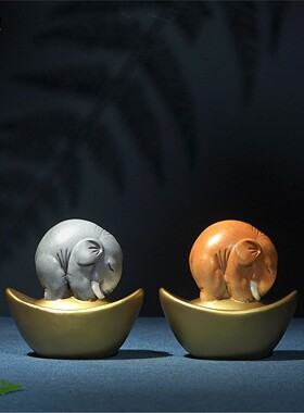 箐铜记《吉象元宝》全铜摆件家居装饰品客厅玄关办公室送朋友礼物