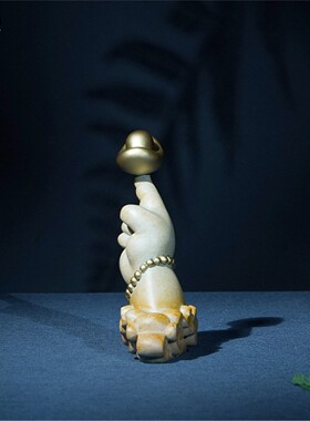 箐铜记《指定发财》指尖铜摆件家居装饰品客厅玄关办公室乔迁新居