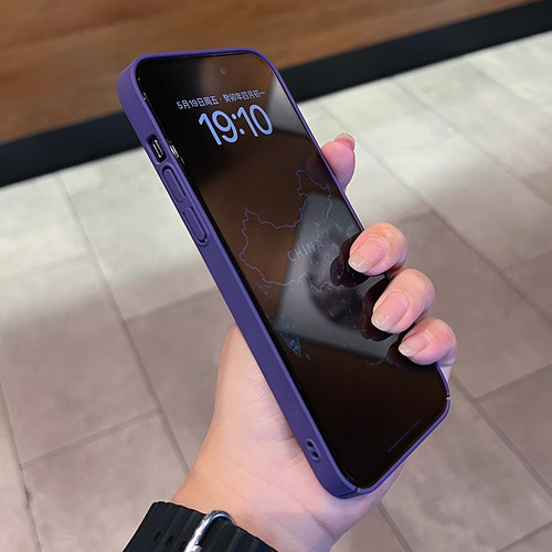 自带镜头膜17适用苹果15ProMax手机壳磁吸iPhone16高级感14Pro新款13全包防尘磨砂Plus防摔保护套网红超薄男2 - 图3
