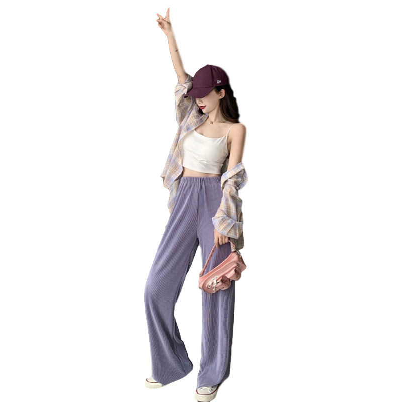 网红同款三件套女夏2020新款+衬衫 曼范玫时尚套装