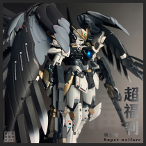 Up to finished Wandai model MG flying wing zero-style ka version changed to black swan dada workers up to hand