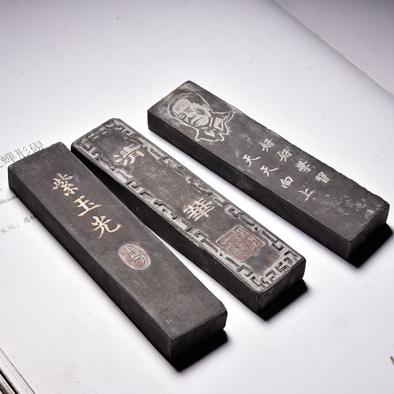 徽墨胡开文古法1两古法松烟墨柱墨块实用墨条墨锭文房四宝墨条砚台磨墨条_虎窝淘