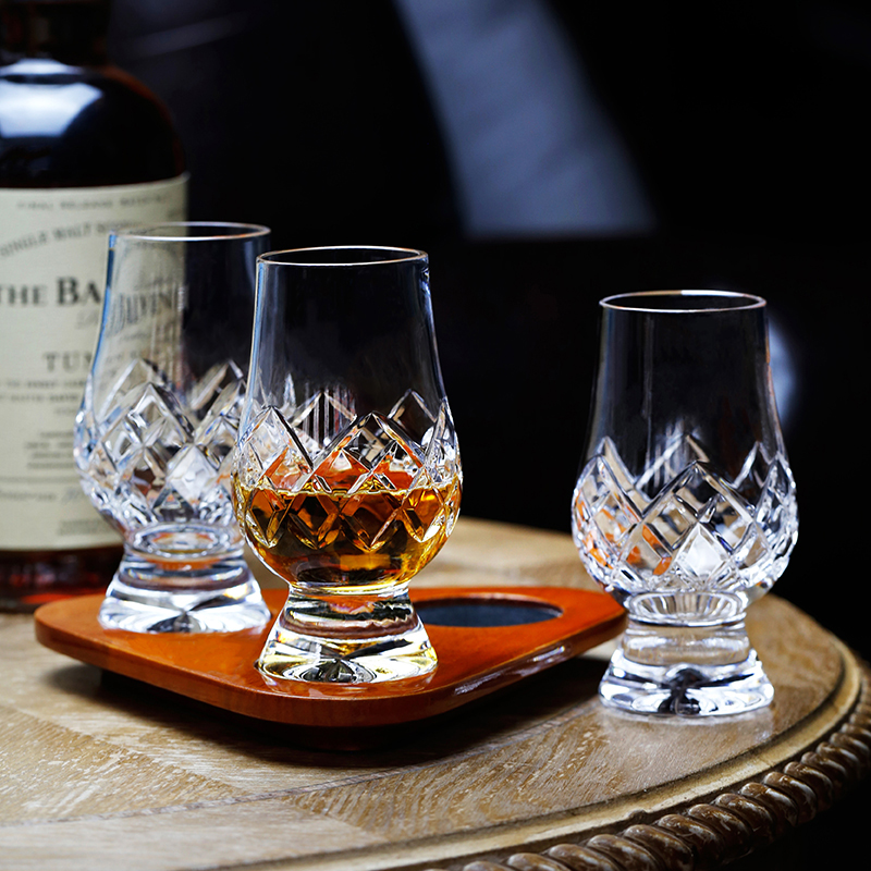 英国进口Glencairn 格兰凯恩水晶玻璃威士忌酒杯闻香杯厚底品鉴杯 - 图2