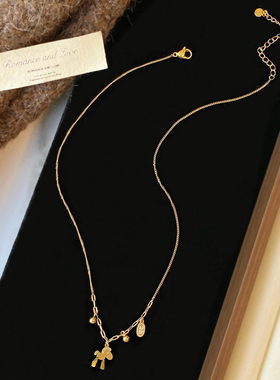 新款钛钢小马项链生肖马毛衣链女