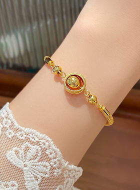 转运珠钛钢可延长手串手链女生手绳轻奢小众精致手饰女款2025新款