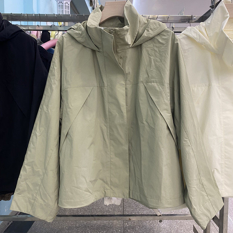 日系女装防风立领茄克/外套夹克冲锋衣休闲宽松连帽短上衣C484709,淘宝优惠券,粉丝福利购,淘宝优惠卷