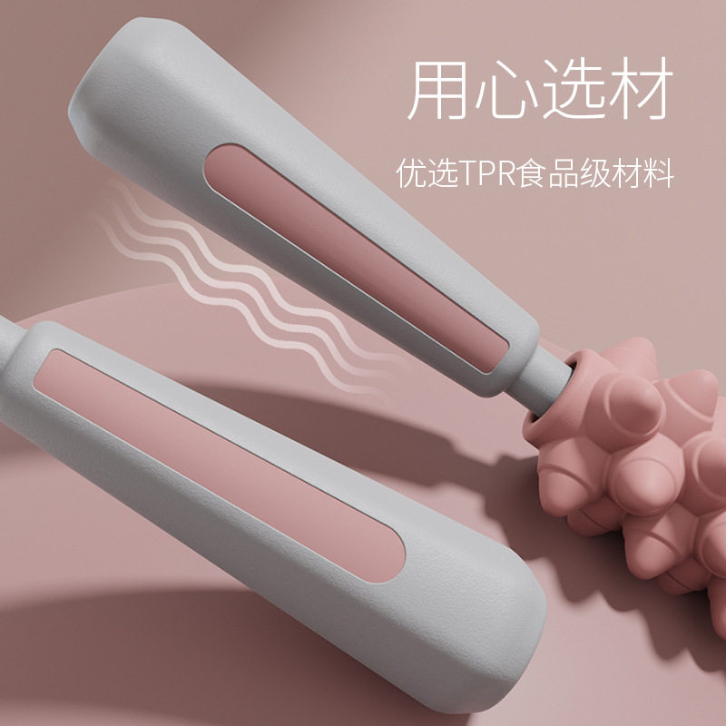 瑜伽按棒狼牙棒女士家用泡沫轴肌肉放松健身器琅琊滚轮筋膜棒,淘宝优惠券,粉丝福利购,淘宝优惠卷