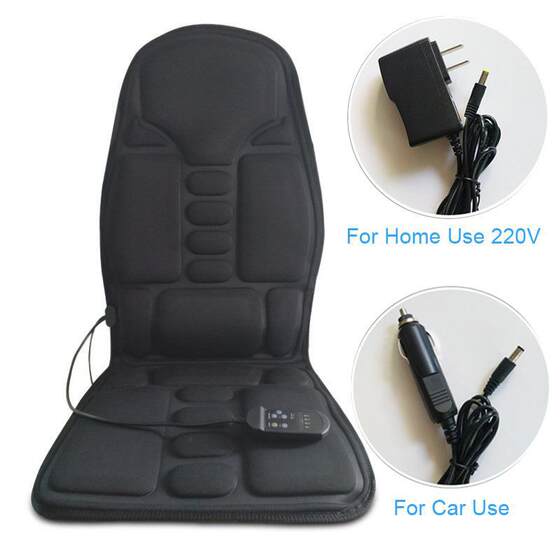 Car massage cushion multifunctional portable neck waist car vibration seat cushion home massager
