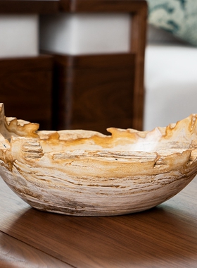 欧式风收纳盘别墅样板房木化石