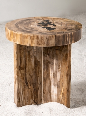 欧式风户外椅阳光房休闲木化石