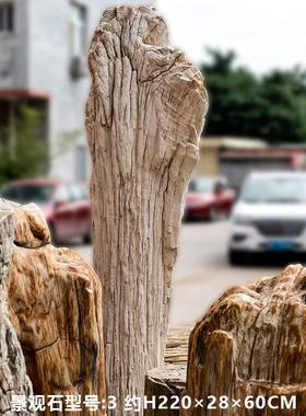 超大园林庭院草坪自然风景观石