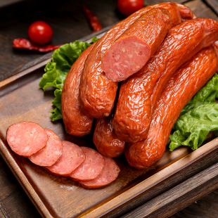 韩宗府！哈尔滨红肠即食香肠90g*5