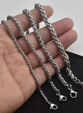 钛钢龙骨链手链个性粗细酷帅