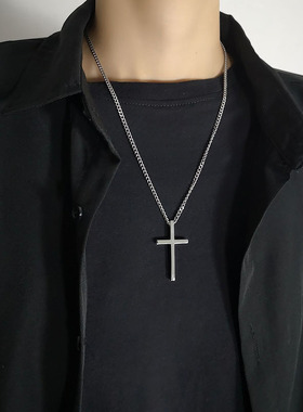 欧美简约气质钛钢项链