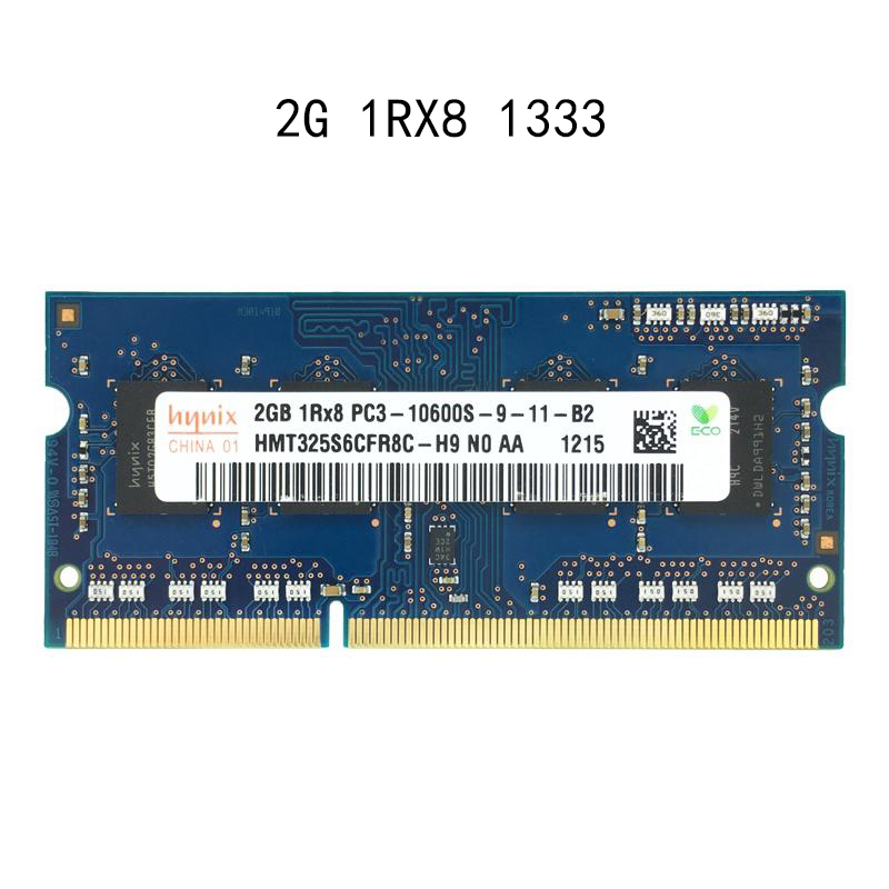 原厂海力士DDR3 1333 4G 笔记本内存条 2g PC3-10600S 1.5v电压 - 图0