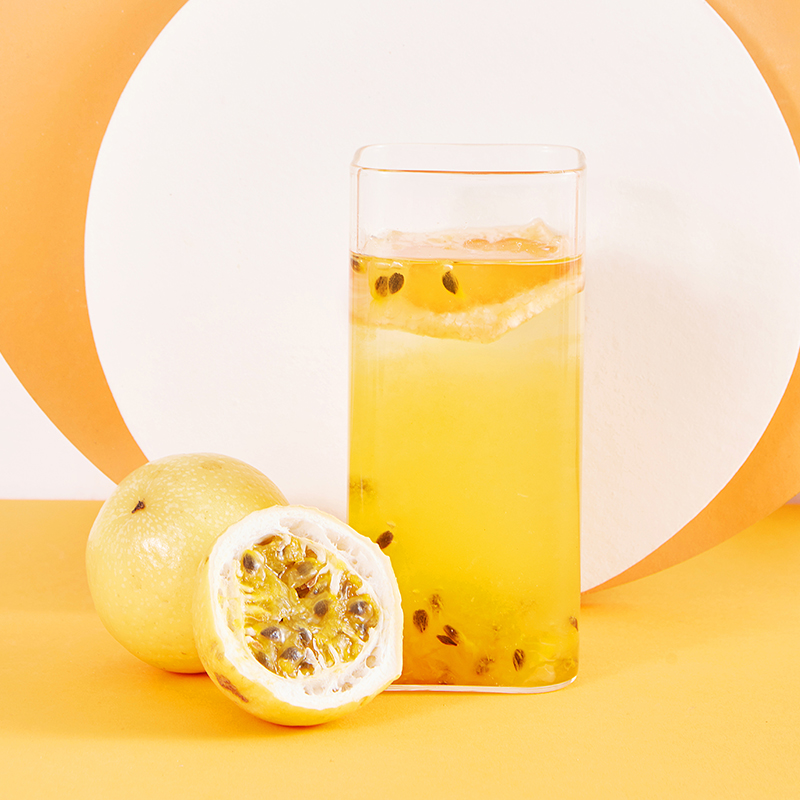韩今旗舰店韩国原装进口韩今蜂蜜柚子百香果茶550g大罐装冲调饮品茶泡水果茶3