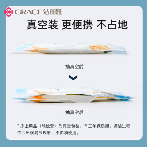 洁丽雅一次性床单被罩枕套被套旅行酒店四件套床上用品隔脏大浴巾 - 图3