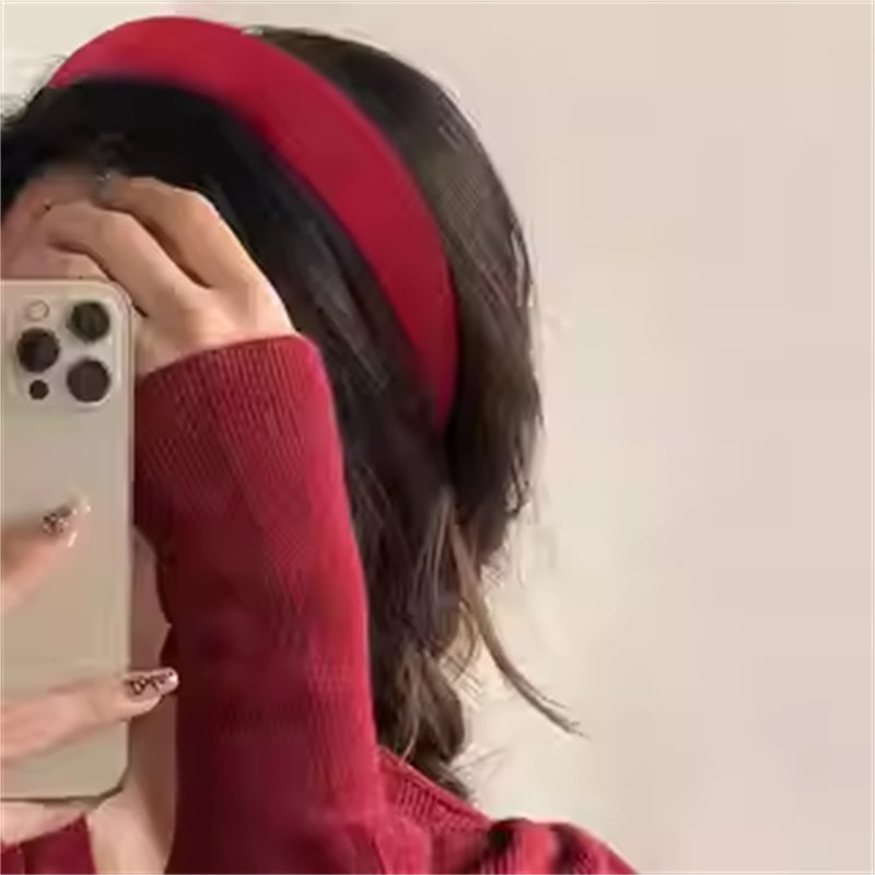 【老葛生日宠粉日】秋冬高级感红色新年发箍女款头箍复古发卡饰,淘宝优惠券,粉丝福利购,淘宝优惠卷