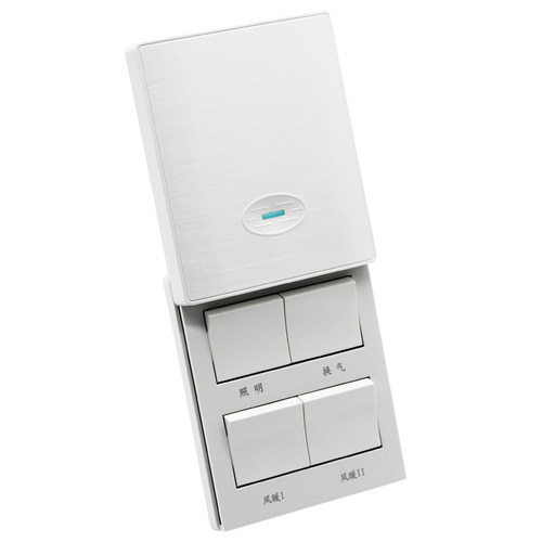 86型浴霸开关配件四开五开卫生间风暖五合一通用5开浴室开关面板 - 图3