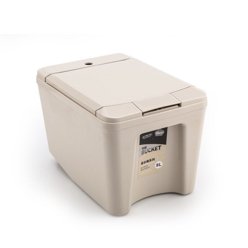 Thickened tea slag bucket Kung Fu tea set accessories Tea bucket Waste water bucket Tea tray Tea table House small drain bucket alarm