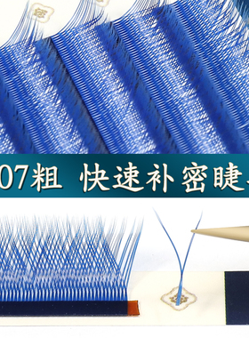 嫁接睫毛彩色Y型睫毛编织