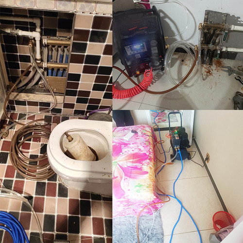 地暖清洗水管水带地热清洁脉冲机通用软管管道排污耐高压配件管子 - 图2