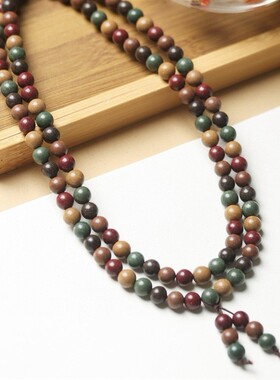 五行合香珠手串天然中药手工制作古法药香珠多圈手錬饰品助眠安神