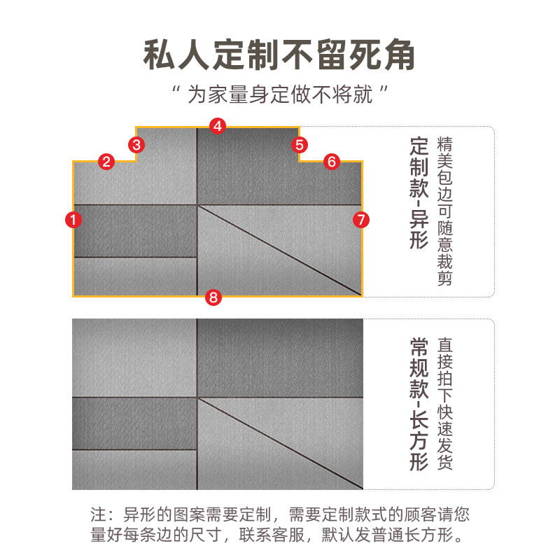 Newly upgraded entrance doormat material is anti-slip and stain-resistant