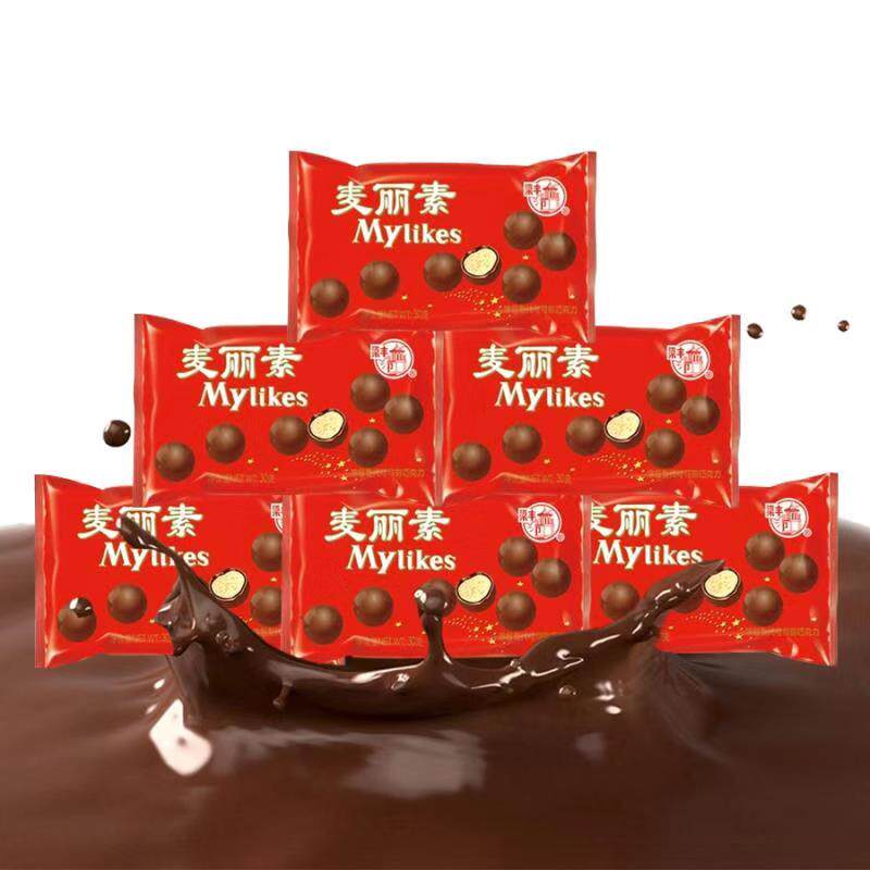 梁丰30g*20袋儿童怀旧网红麦丽素 启郡食品巧克力制品