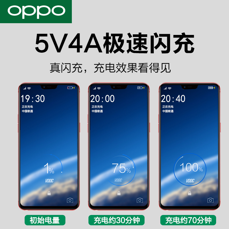 OPPO闪充数据线原装oppo r15 r9 r9s r11 s a9x reno k5充电线安卓手机充电器线原厂findx原配r11s plus快充 - 图2