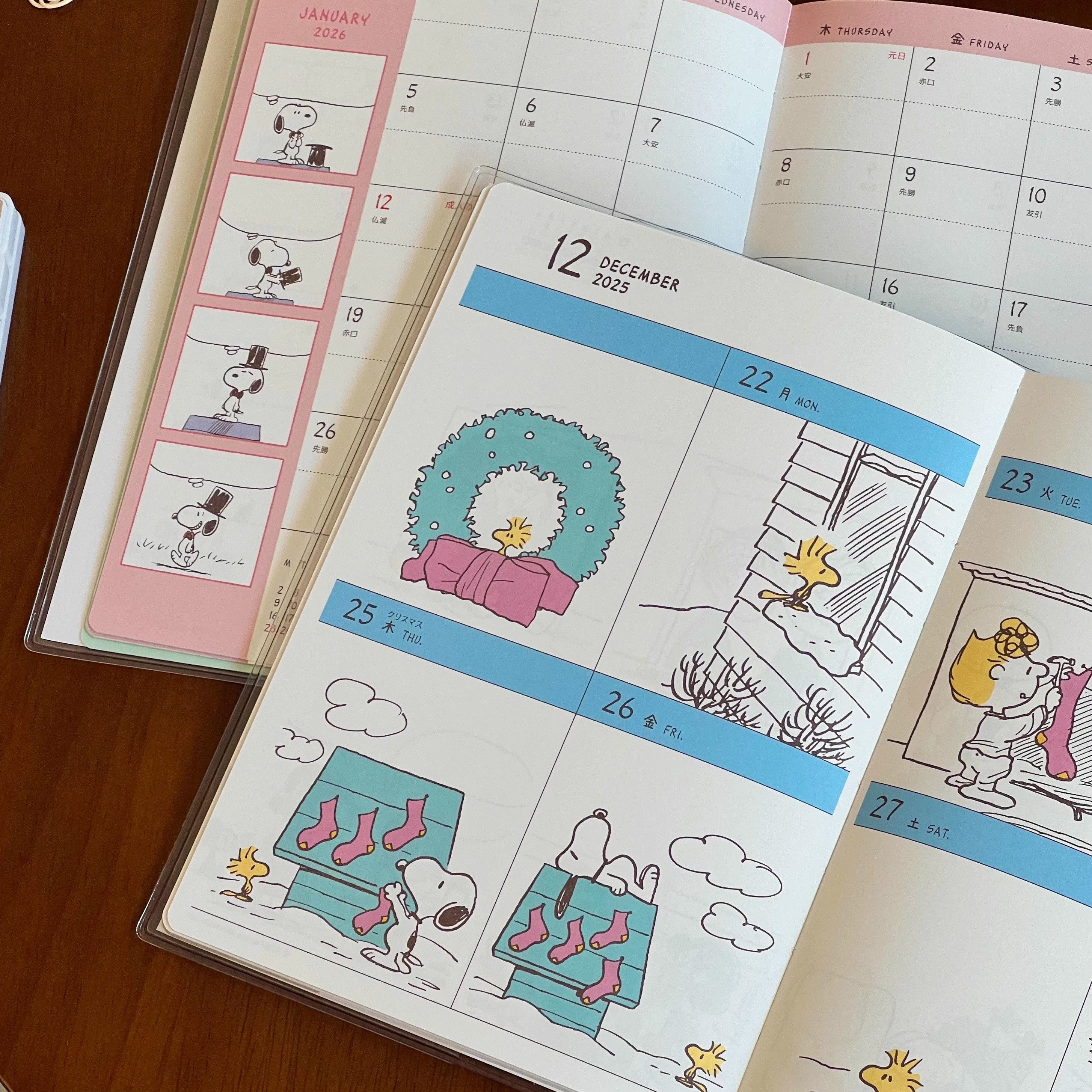 史努比2026日程本高颜值可爱彩页学生计划本笔记本本子b6彩绘插画,淘宝优惠券,粉丝福利购,淘宝优惠卷