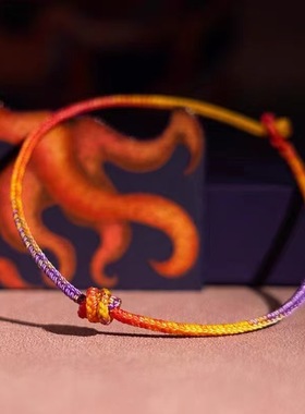 九紫离火龙年本命年红绳护身符