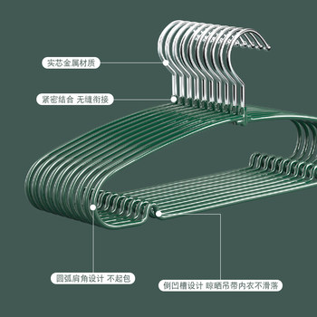 ຕູ້ເສື້ອຜ້າສໍາລັບຜູ້ໃຫຍ່, 100 hangers ເຄື່ອງນຸ່ງຫົ່ມສໍາລັບເວລາແຫ້ງເຄື່ອງນຸ່ງຫົ່ມ, ບໍ່ເລື່ອນ, ເຄື່ອງນຸ່ງຫົ່ມເກັບຮັກສາ traceless ສະຫນັບສະຫນູນນັກສຶກສາຫໍພັກ