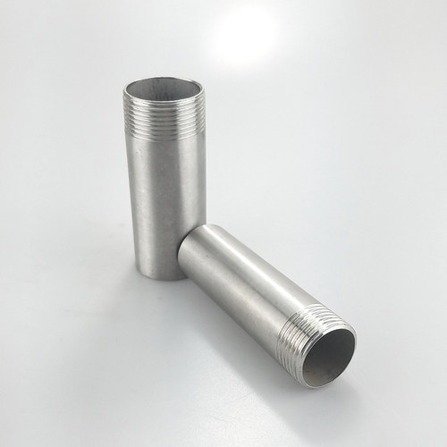201/304不锈钢管子单头丝/不锈钢加长外丝300MM30CM/不锈钢外丝 - 图1