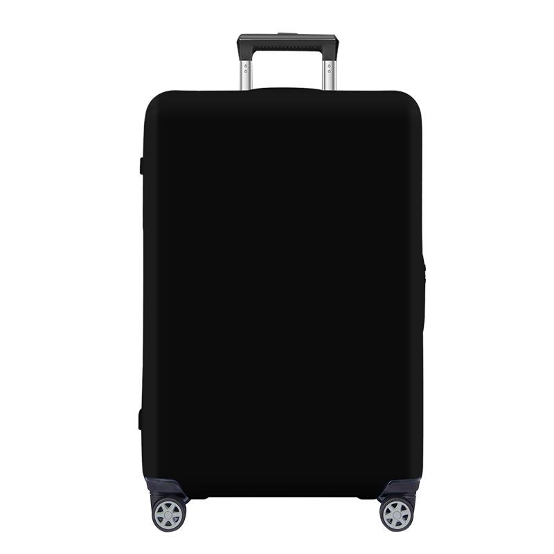 Solid color thickened wear-resistant dust-proof and high-elastic suitcase cover