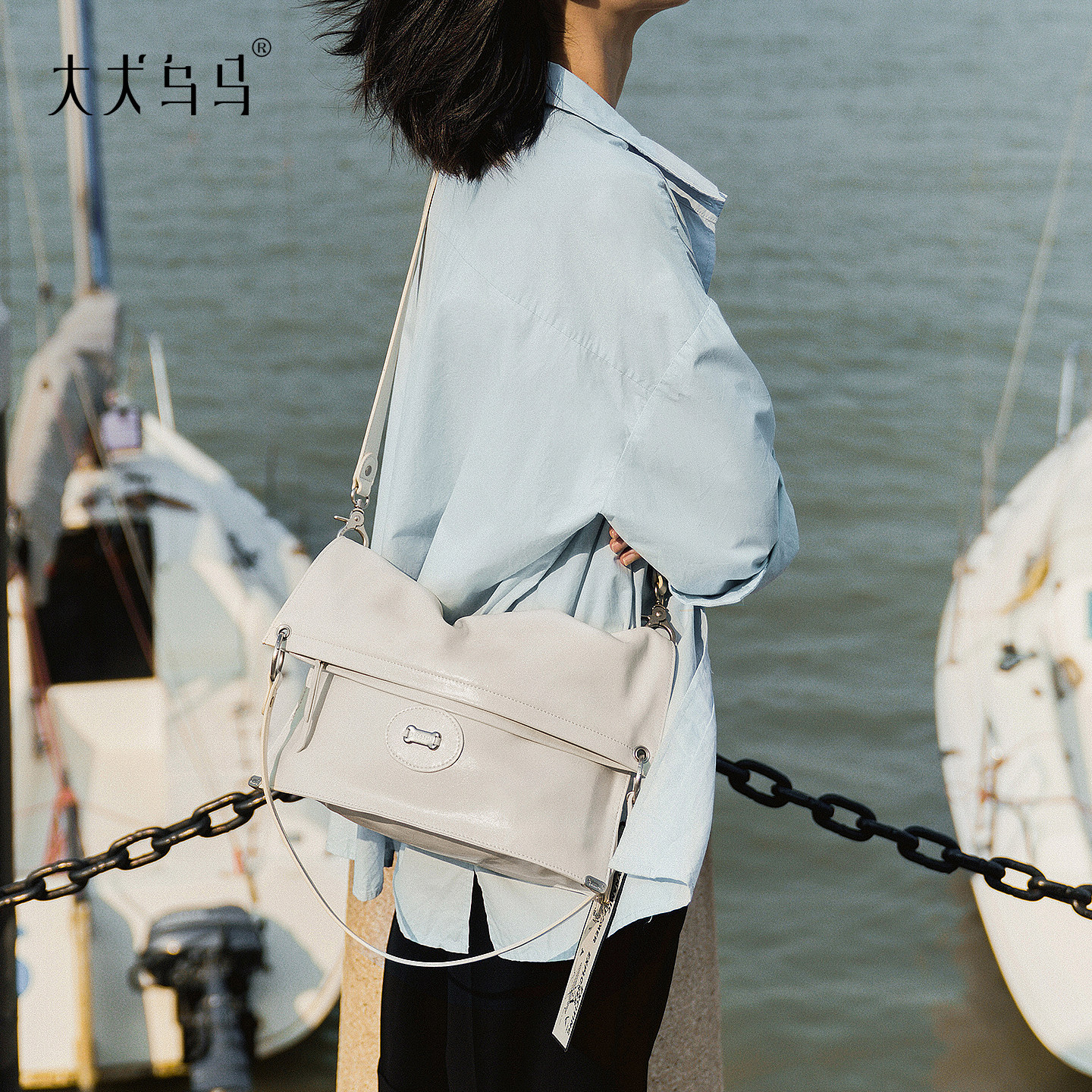 大犬乌马·燕尾包2026新款设计师品牌大容量单肩包高级质感斜挎包,淘宝优惠券,粉丝福利购,淘宝优惠卷