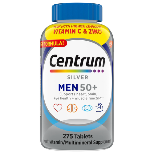 Centrum善存银片五十岁以上100片中老年多种复合维生素官方旗舰店 - 图1