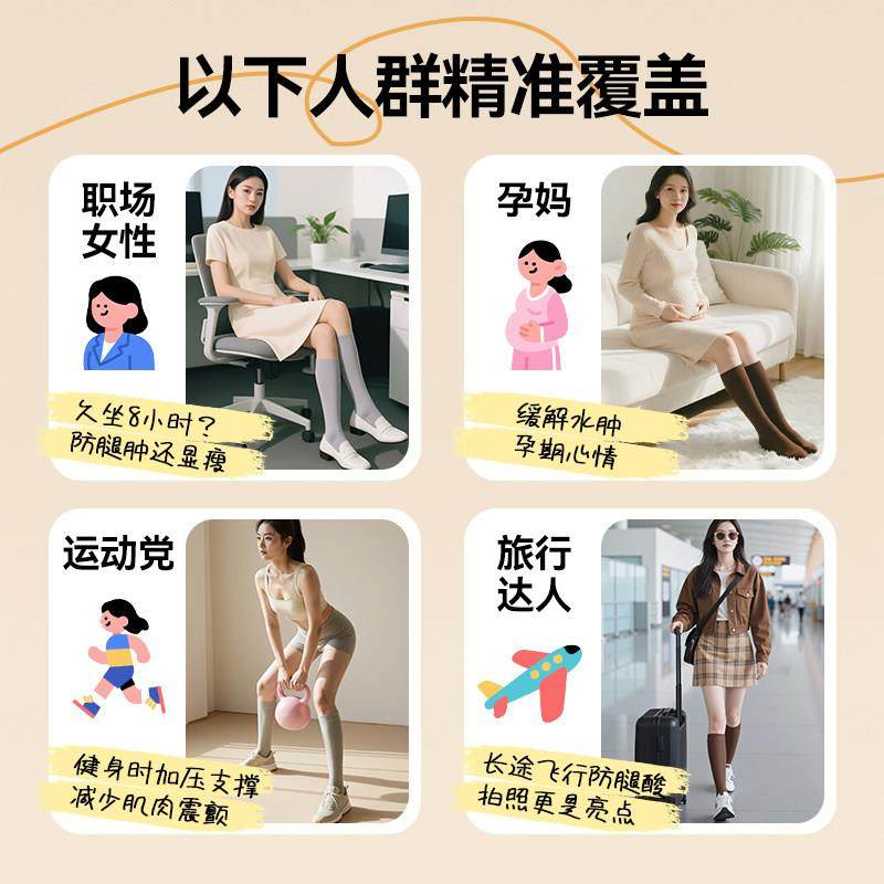 可孚医用静脉曲张弹力袜压力袜下肢扩张孕妇医护治疗型彩色美拉德,淘宝优惠券,粉丝福利购,淘宝优惠卷