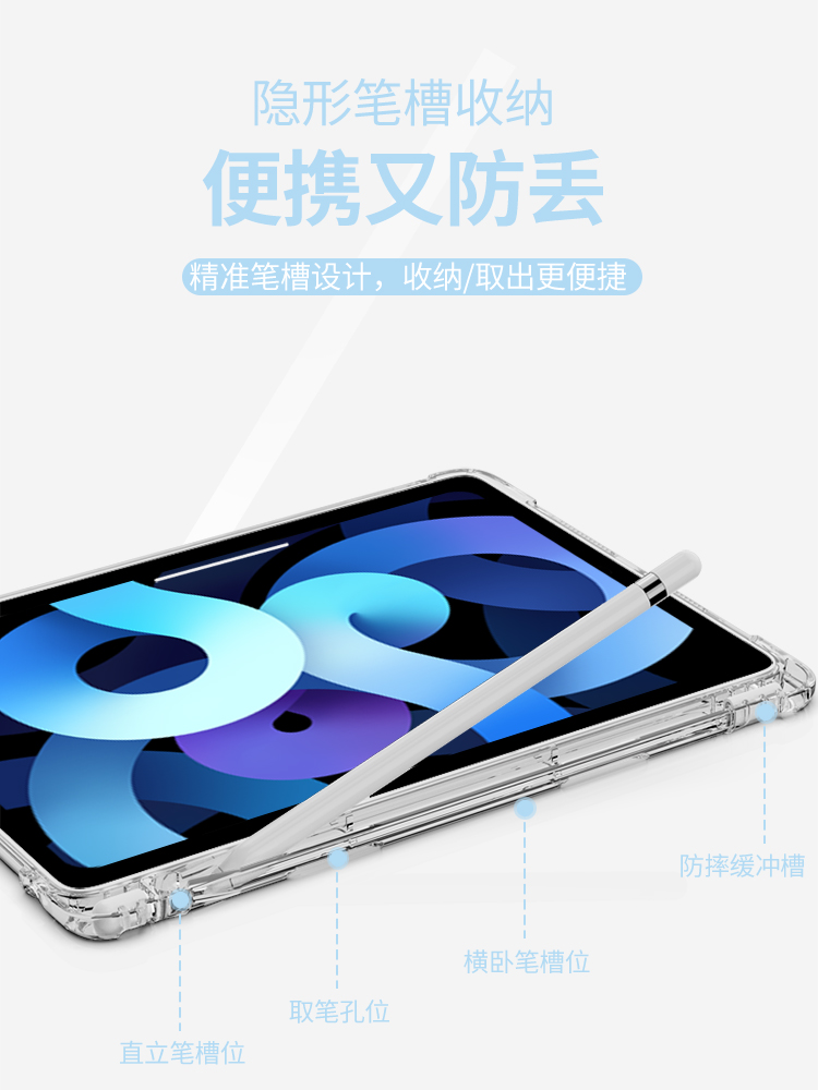 2022款第十代10.9英寸保护壳2021款ipad10.2英寸2019款Air3软边硬底2018款9.7寸防弯曲pro11英寸保护套全包边 - 图2