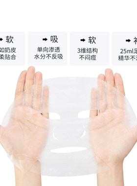 细腻蓝绷带普莉斯町保湿贴片面膜