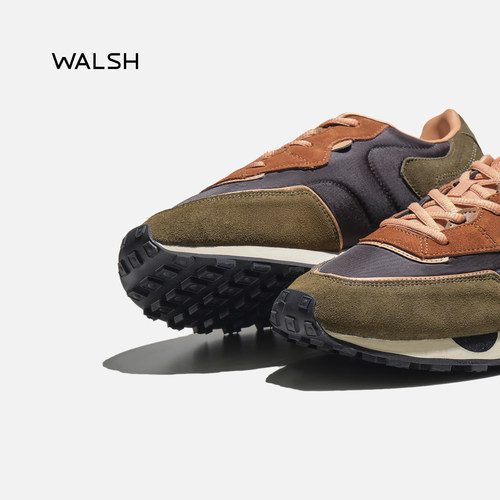 NormanWalsh 【孙阳同款】 秋冬休闲美拉德EMD绿宝石慢跑鞋巴恩风 - 图2