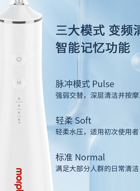摩飞便携式防水级冲牙器清洁口腔