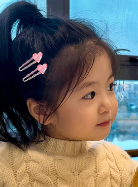 星星简约鸭嘴夹子辣妹爱心发夹