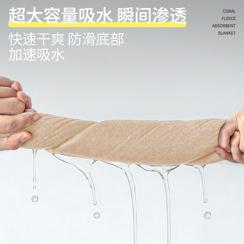 浴室吸水地垫卫生间加厚脚垫子厕所门口防滑地毯卫浴专用速干门垫 - 图2