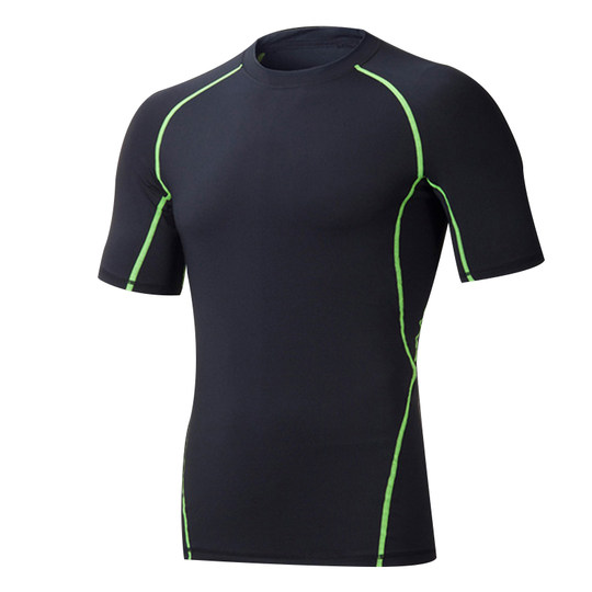 Chaleco elástico de secado rápido ajustado de manga larga y manga corta